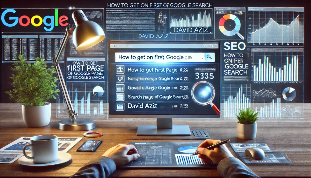 How to Get on First Page of Google Search David Aziz